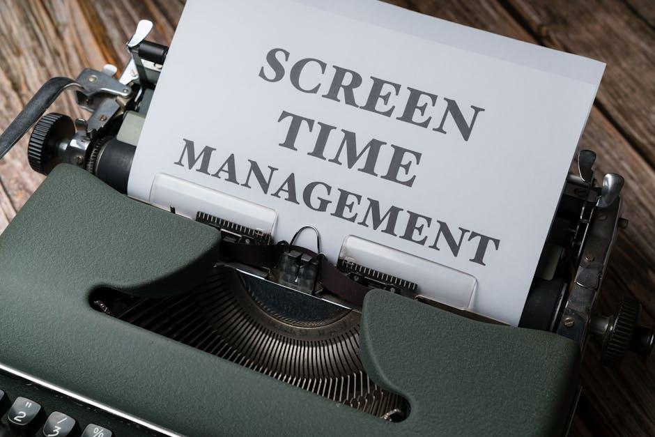 Implementing Effective Strategies for Screen Time Management