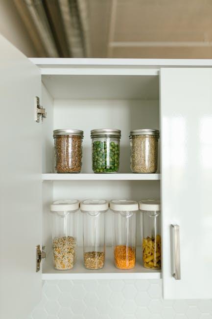 Clear Containers and Labels for Easy Access